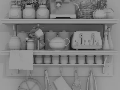 Kitchen accessories 017 3D model