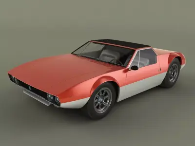 De Tomaso Mangusta Spider 3D model