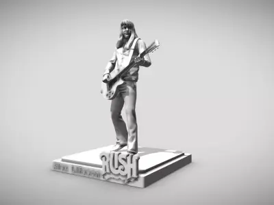 Alex Lifeson - Rush 3D printing 3D print model