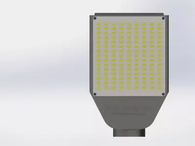 50W LED Street Light 3D model