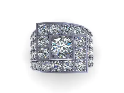 Man Wedding Ring 276 3D print model