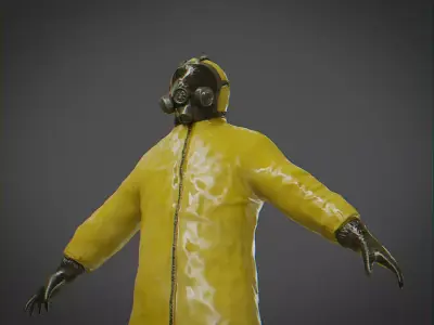 Biosuit Engineer  Low-poly 3D model