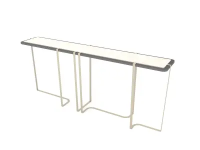 modern design coffee table Low-poly 3D model