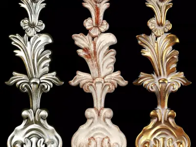 Classic carved 042 3D model