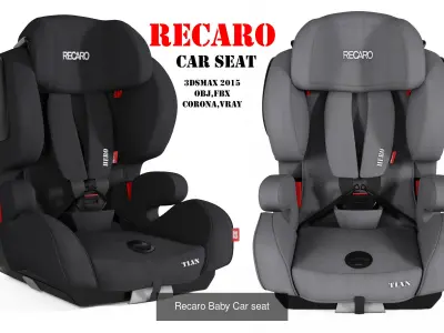 carseat collection baby car seat 3D Model Pack