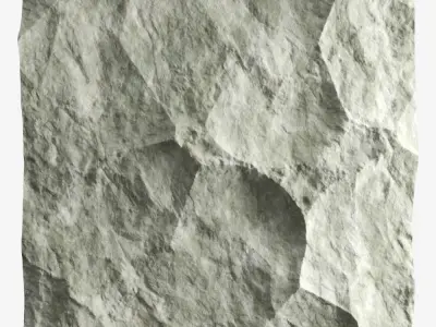 438-RockPanel piece of rock 3D model