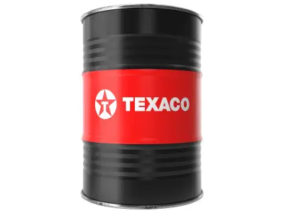 Texaco oil barrel 3D model