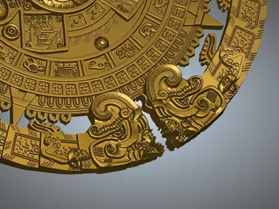 Maya Calender 3D print model