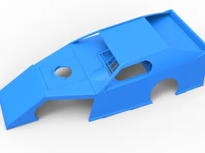 Shell of Dirt Modified stock car Scale 1 to 25 3D print model