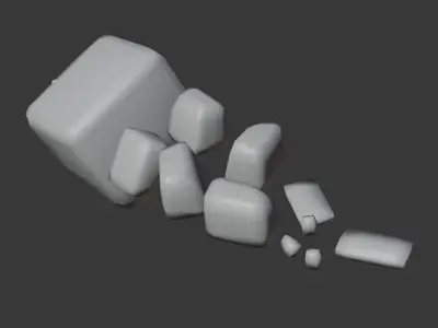 Low-Poly PBR Stones- A Free Game-Ready Free low-poly 3D model