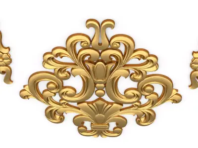 carved classic decorative ornament cnc 3d printing stl 45 3D print model