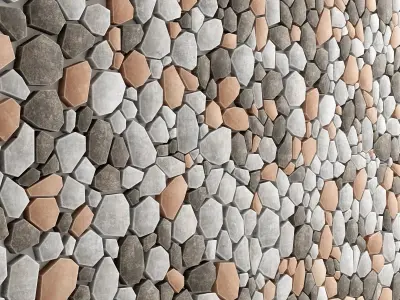 Panel Ngon splinter 3D model