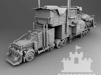 Truck survivors 3D print model