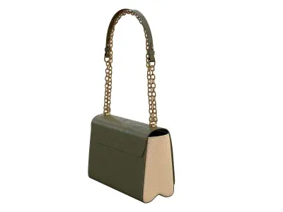 Louis Vuitton Bag Twist Green Cream Epi Leather 3D model
