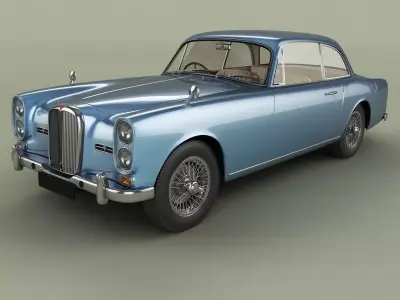 Alvis TE21 coupe 3D model