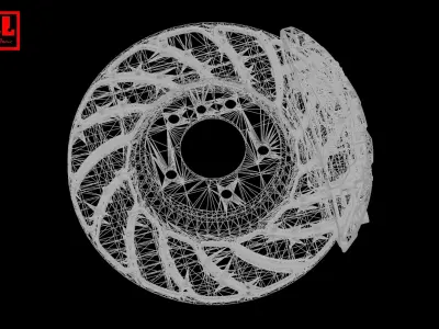 AMG disc brakes 3D print model