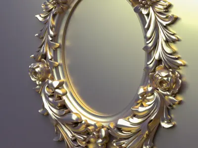 wood Ornament  3D model