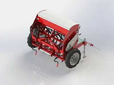 WG 1025 - Variator seed drill 3D model