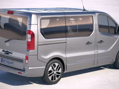 Opel Vivaro Passenger 2015-2018 3D model
