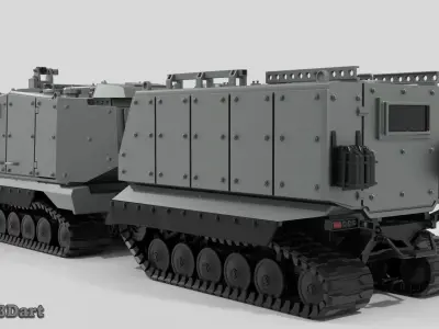 Bronco All Terrain Tracked Carrier 3D print model