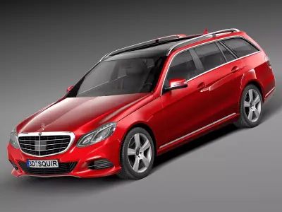 Mercedes-Benz E-class Estate 2014 3D model