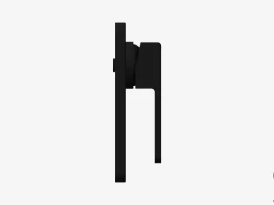 Wall Mixer Tap - Luxury - Bold Low-poly 3D model