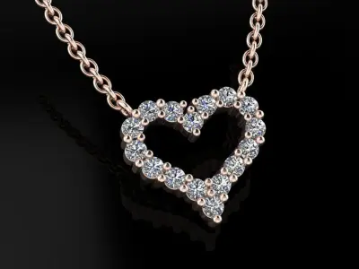 Tiffany Heart  3D print model