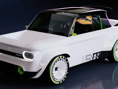 Audi EP4 Concept 3D model