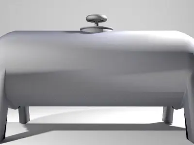 Gas Tank - Cylinder Type 3 3D model