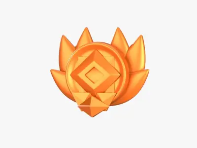 Reward Medal 3D Illustration 3D model