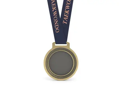 Taekwondo Medal 3D model