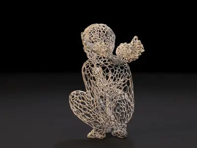 Angel art 3D print model