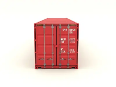 Shipping container K Line 3D model