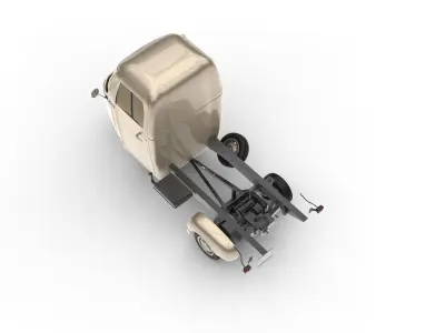 Piaggio Ape 1950 3D model