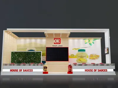 Booth Exhibition Stand a638f 3D model