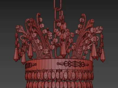 Chandelier Lodi E 1 6 8 200 A 3D model