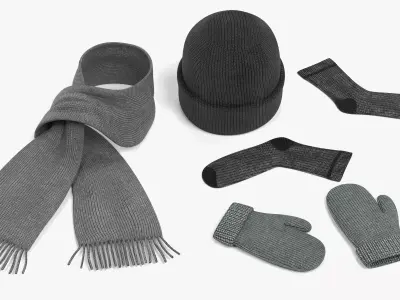-Winter Accessories- 3D model