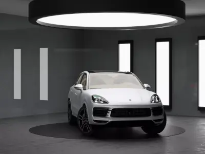 Car Rigged - Porsche Cayenne 3D model