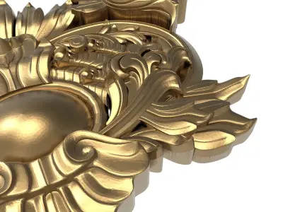  decorative pattern ready for 3D printing 3D model 129