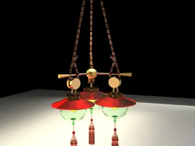 Chinese lantern 3D model