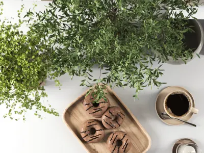 Decorative set 19 3D model purchase