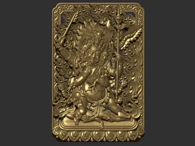 Tibetan Budha 3D print model