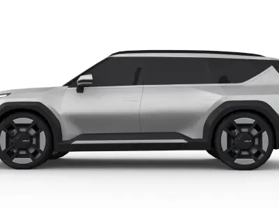 Kia EV9 2023 Low-poly 3D model