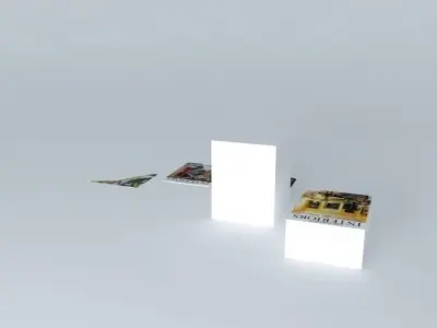 Magazines cube 3D model