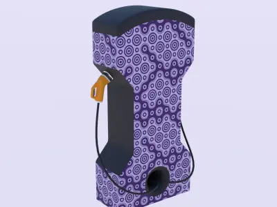 EV charger XXXI PBR 3D model