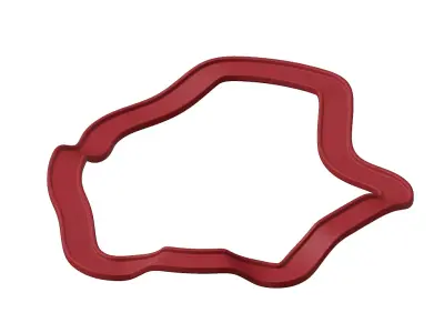 Plastic Sports Games Race Track Toy 3D model
