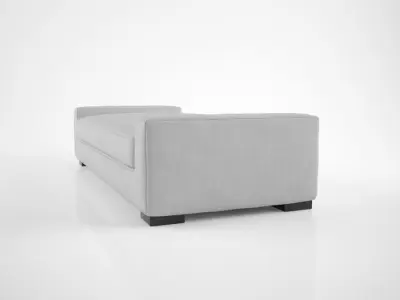 RH Modern Modena bench 3D model
