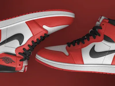 Nike Jordan 3D model