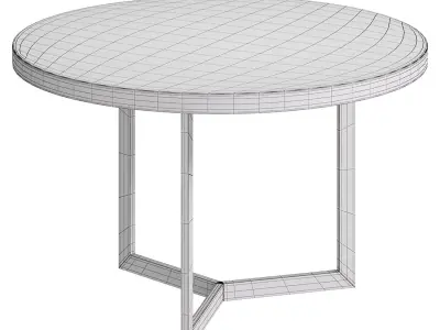 Dining Table STARK by cazarina 3D model