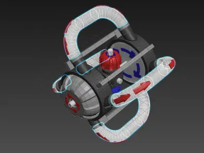 Quadro Vortex Turbo - Concept 3D model